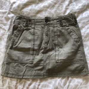 Free People Army Green Skirt